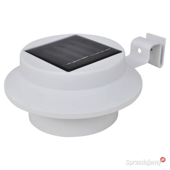 Solarne lampy ogrodzeniowe LED 12 białe WM277123