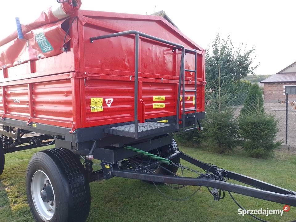 Przyczepa D50 3 stronny wywrot nieuszkodzony