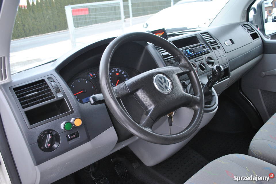 Volkswagen Transporter T5 Brygadówka Doka Dubel Motoryzacja pomorskie Sierakowice