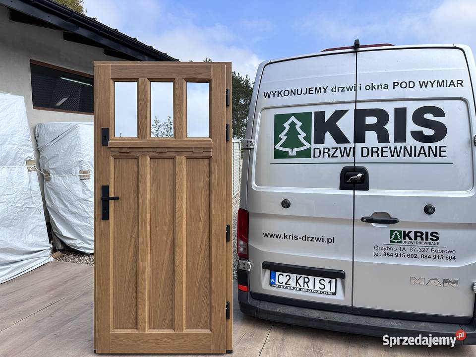 drzwi zewnetrzne WINCHESTER ręki LEWE drewniane