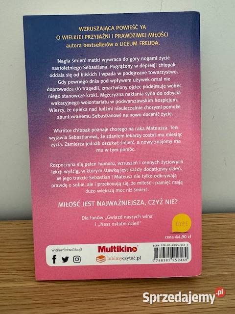 Książka Young Adults Marcel Moss Mój ostatni Warszawa sprzedam