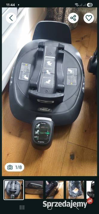 Fotelik samochodowy bugaboo i baza obrotowa Krosno