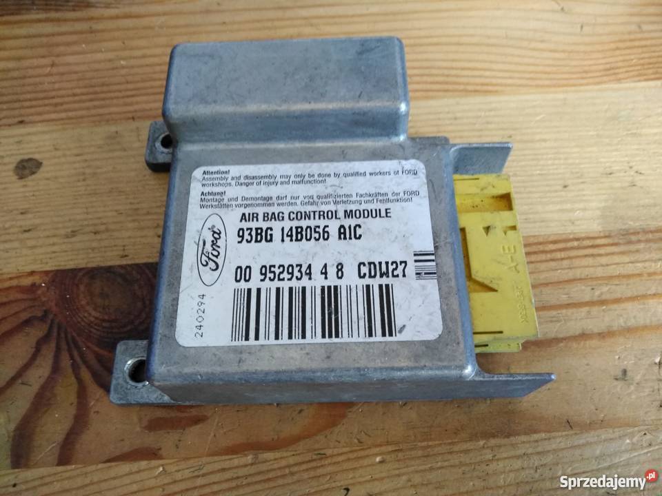 Sensor Airbag Ford Mondeo 93BG14B56A1C Pozostałe Margonin