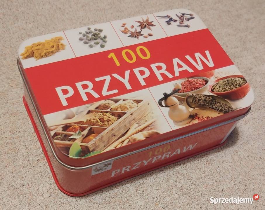 100 przypraw pudełko 100 stron Milanówek sprzedam