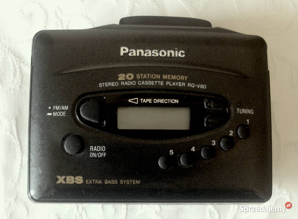 Radioodtwarzacz kaset MD, Walkmann PANASONIC RQ-V80+ Gratis
