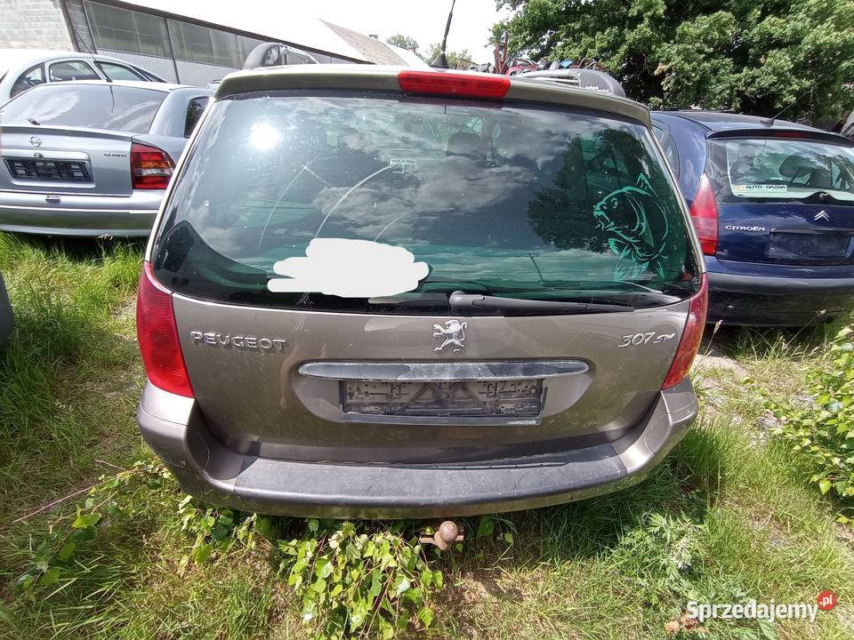 Peugeot 307 Kombi SW 20 80 kW 2003 r dawca Samochody na części Szklarka Myślniewska