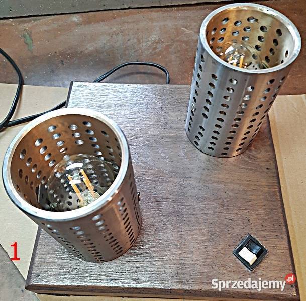 Lampa lampy na stolik 2x E14 projekt kreatywny Ostrów Wielkopolski sprzedam