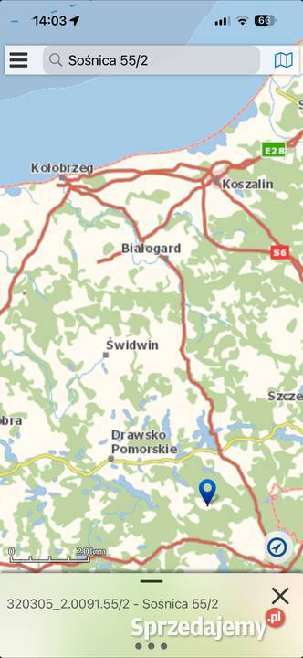 Działka budowlana drodze asfaltowej Sośnica sprzedam