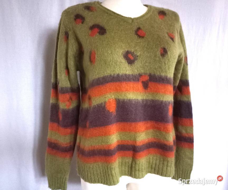 Sweter damski Serek r 3840 oliwkowy Numph kolor