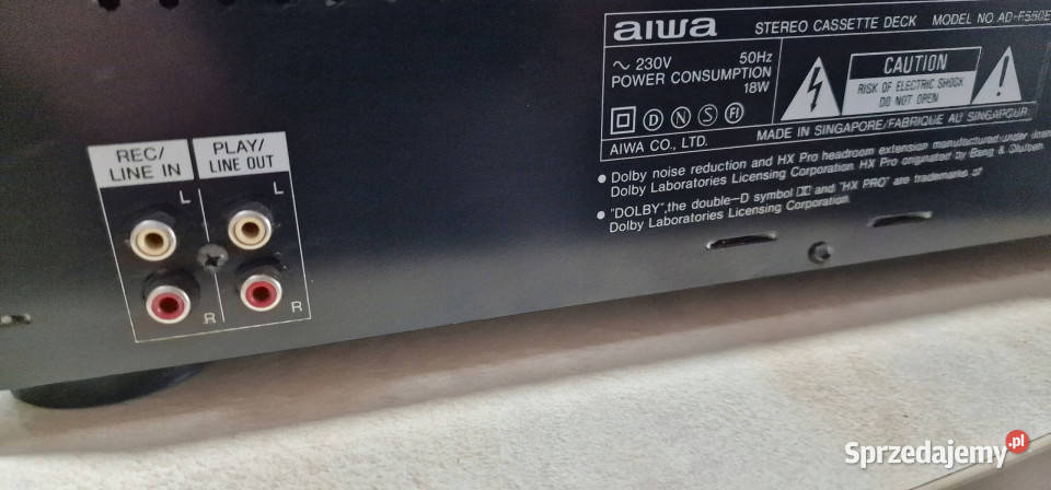Magnetofon catette deck Aiwa ADF550 AD F 550 Międzychód