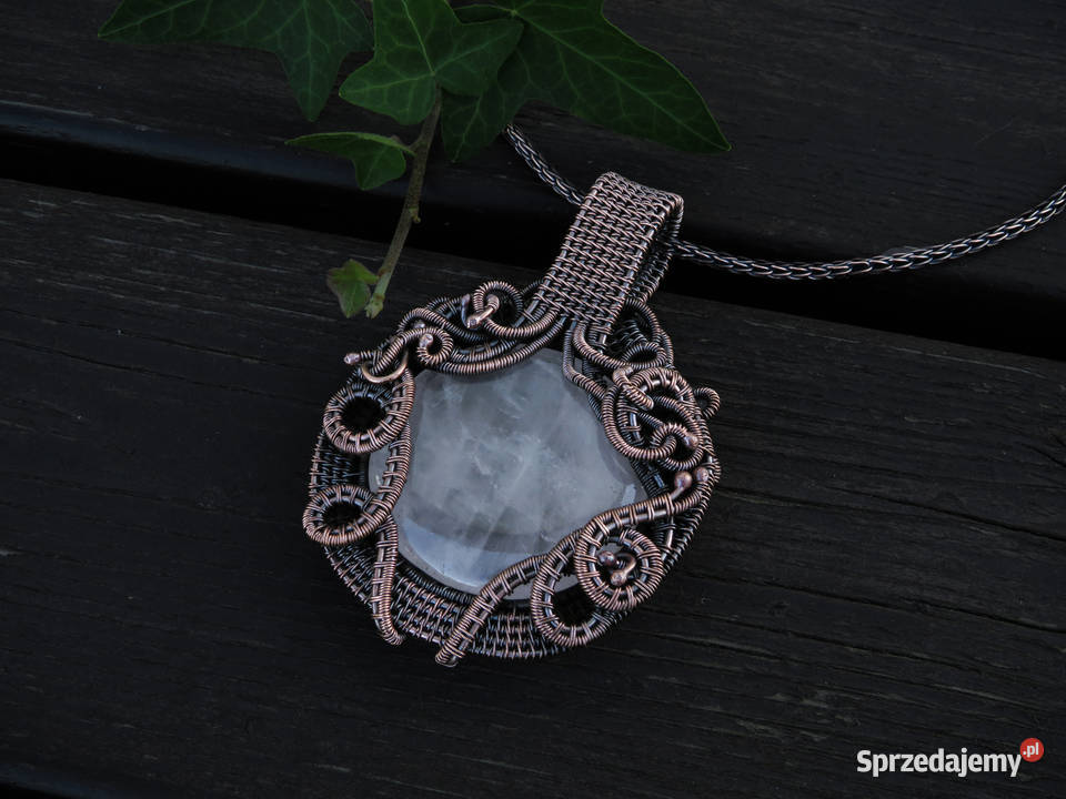 Dwustronny wisior drzewo życia kwarc różowy Wieliczka