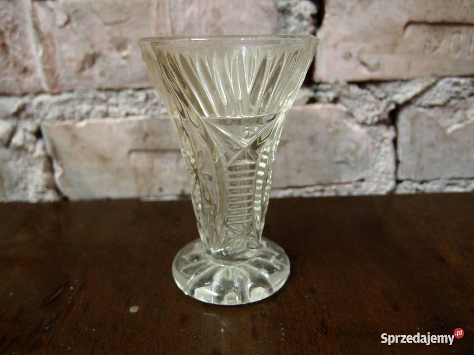 Kryształowy wazonik 117 produkcja PRL Łódź sprzedam