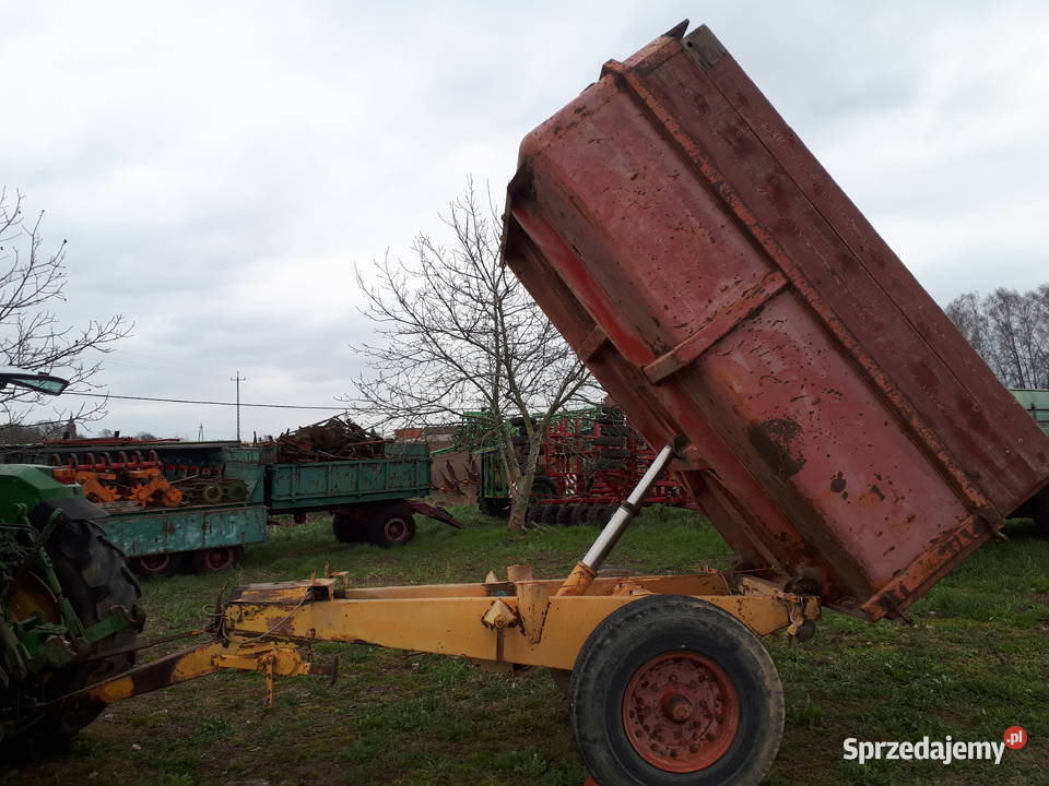 Przyczepa skorupowa 6 ton Przyczepy rolnicze kujawsko-pomorskie Siniarzewo