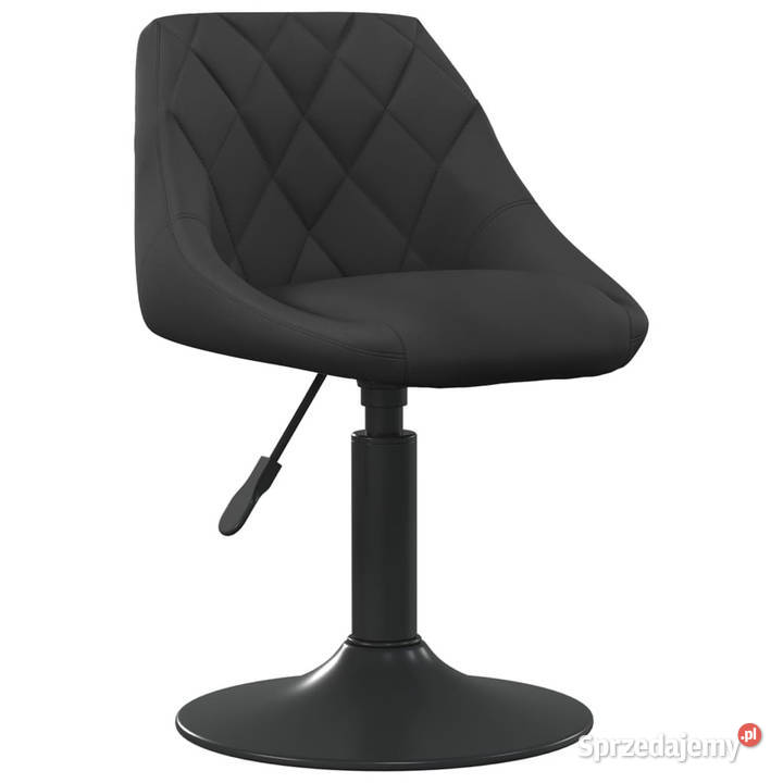 Krzesło stołowe czarne obite aksamitem WM3088810 mazowieckie Warszawa