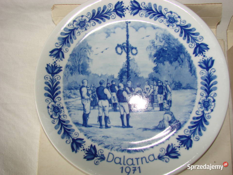 Minnestallrik talerz okolicznościowy 1970 71 Pruszcz Gdański