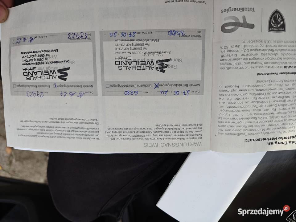 Peugeot 5008 GT 15 HDI diesel Samochody osobowe Pruszcz Gdański