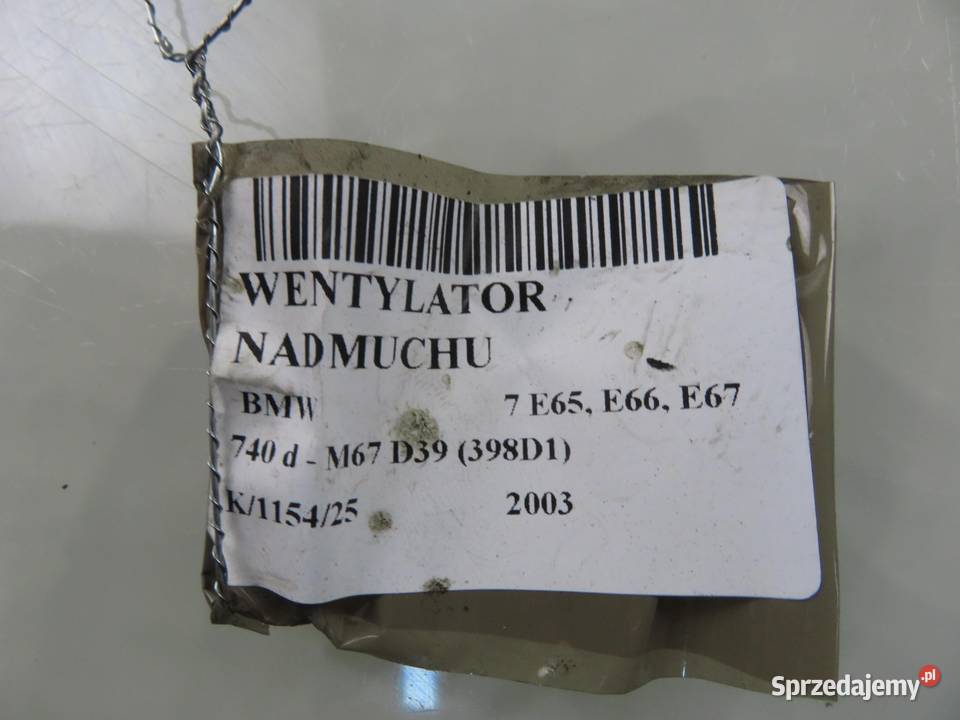 DMUCHAWA BMW 7 E65 E66 E67 58461