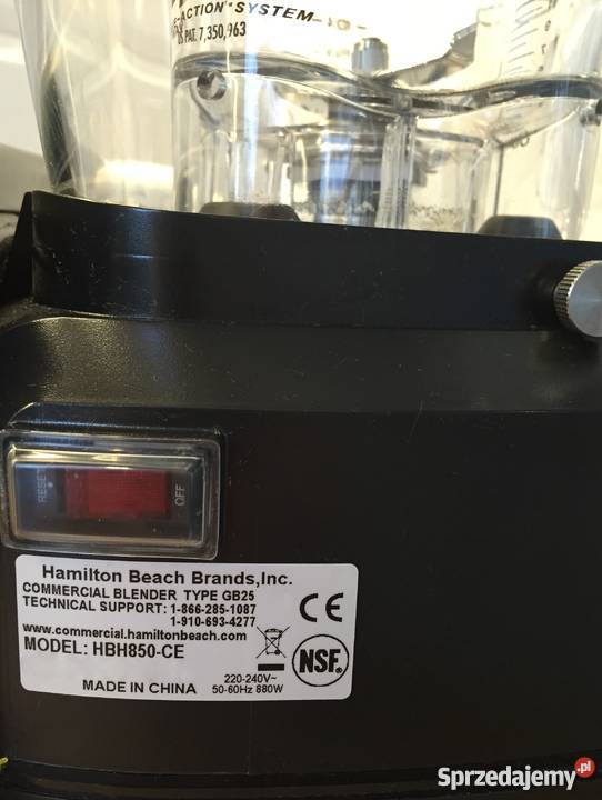 Blender NOWY Hamilton Beach HBH850 SUMMIT Warszawa