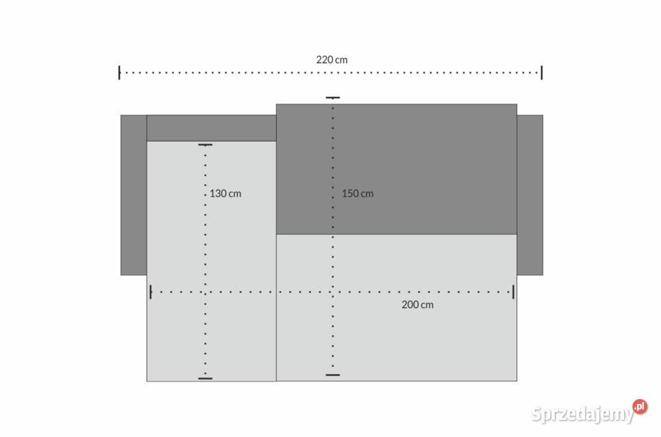 Narożnik HARALD 220cm Brody