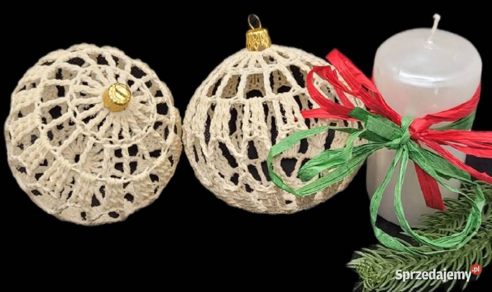 Bombki choinkowe ręcznie wykonane małopolskie Krzywaczka