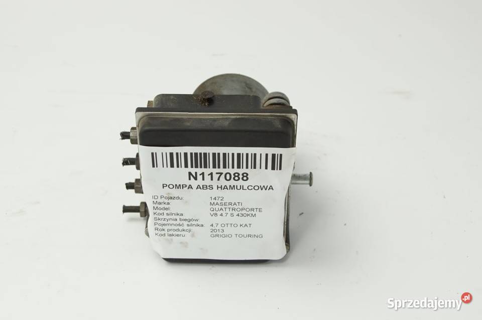 026534808 QUATTROPORTE S POMPA ABS HAMULCOWA 13R Pozostałe