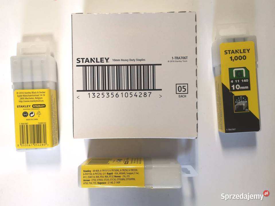 8 mm Stanley akcesoria do takera typ G Materiały budowlane