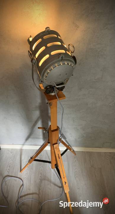 Lampa loft Vintage teatr film PRL lata 5060 Poznań