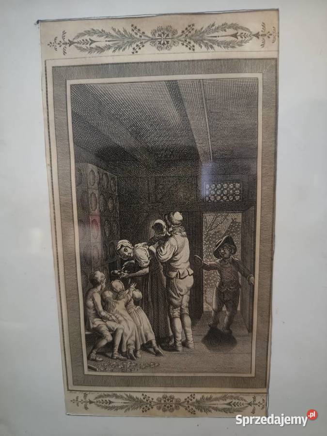 Grafika miedzioryt XVIIIXIX wiek Daniel Opole