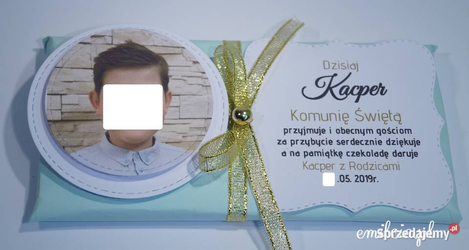 Podziękowanie Gości z okazji I Komunii Św Zielona Góra