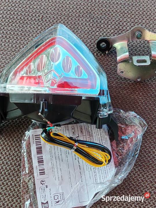 Lampa led tył motocykl Lampy tylne pomorskie Chojnice