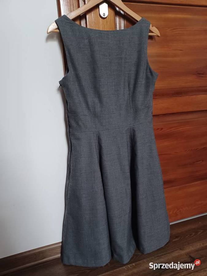 Elegancka szara sukienka MIDI HM rozmiar L podkarpackie Rzeszów sprzedam