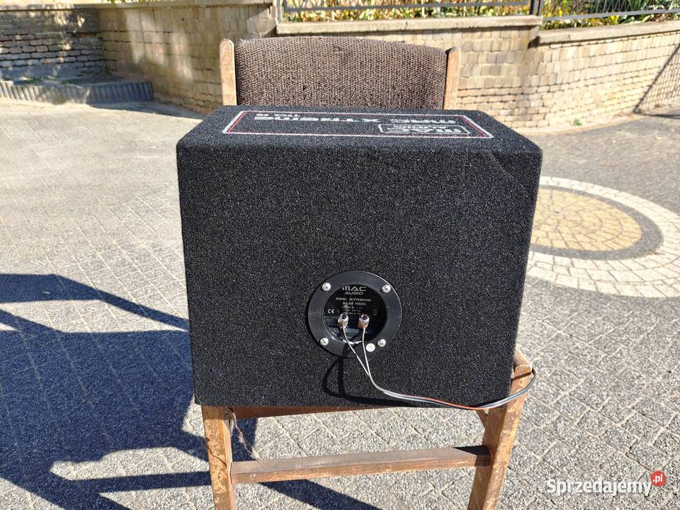 Skrzynia basowa bassowa subwoofer tuba Mac Audio skrzynie basowe i tuby Niegowonice sprzedam