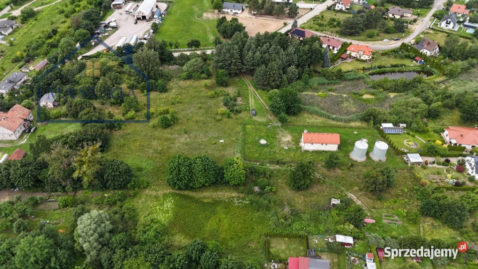 Działka budowlana mieszkaniowousługowa warmińsko-mazurskie Miłomłyn