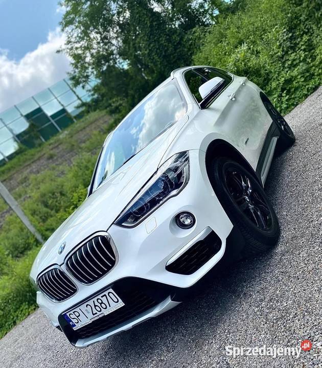 BMW X1 xDrive20d 190 AT XLine stan Rok produkcji 2017 Piekary Śląskie