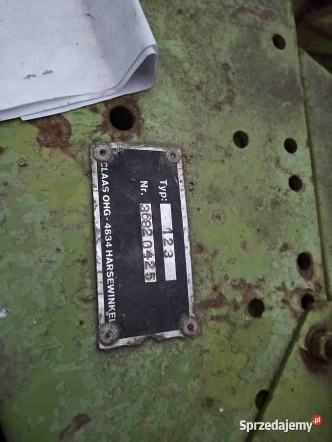 Przystawka do kukurydzy claas 575SL Lucynowo