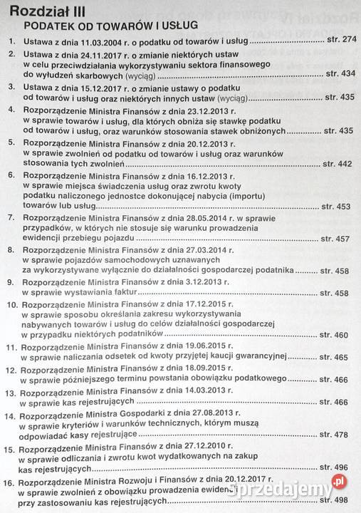 Zbiór przepisów podatkowych 2018 M Wala Rok wydania 2018 Chełm