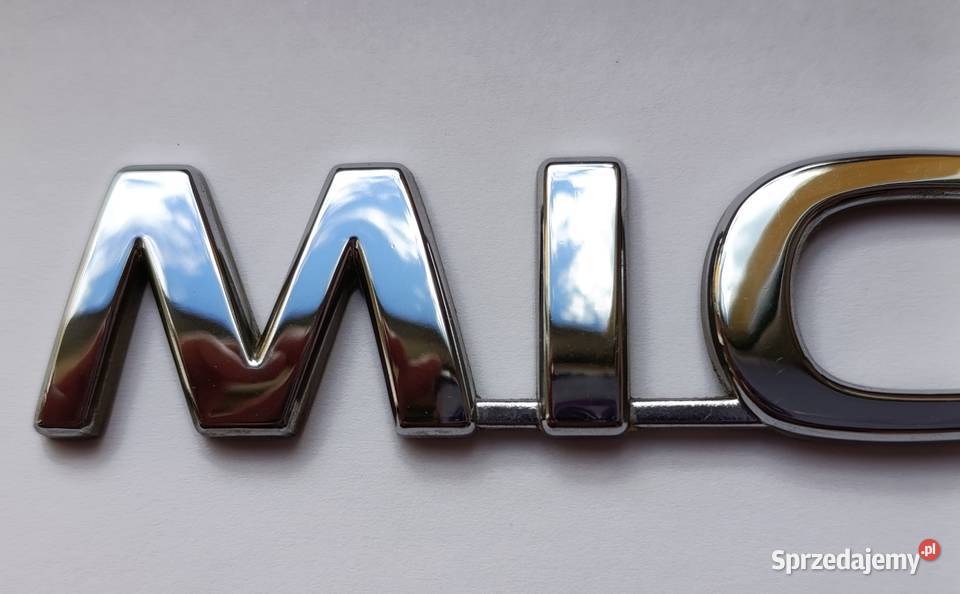 Napis emblemat Nissan Micra 0310r Motoryzacja Lipno