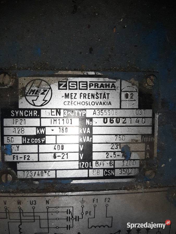 Agregat prądotwórczy 130 Kw Góra Kalwaria