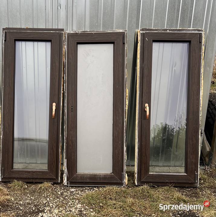 Okna dąb bagienny 58x145 Okna ścienne Nieznanice sprzedam