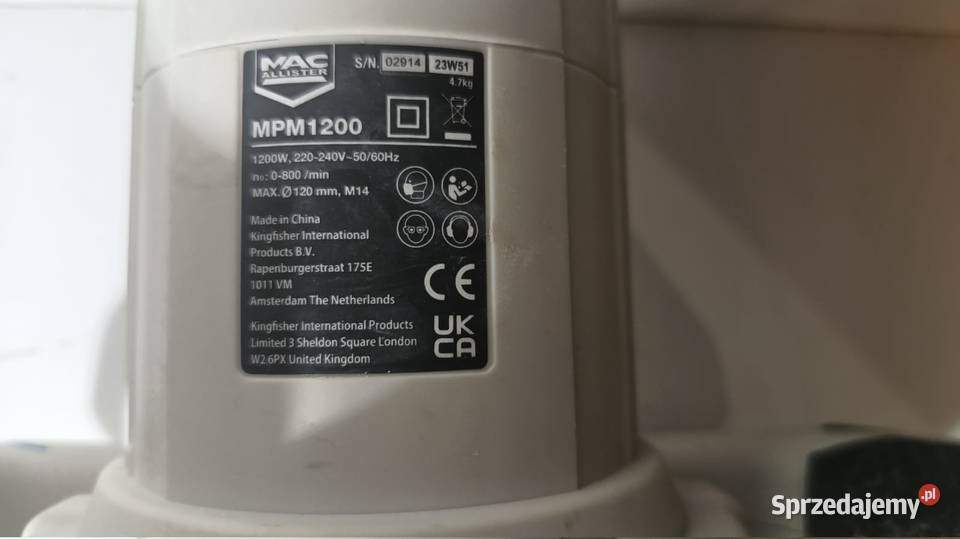 Mieszarka elektryczna MacAllister 1200 W Katowice