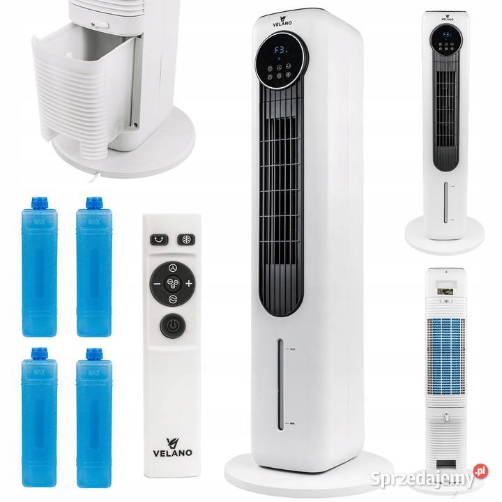 WENTYLATOR KOLUMNOWY WODNY PODŁOGOWY JONIZACJA