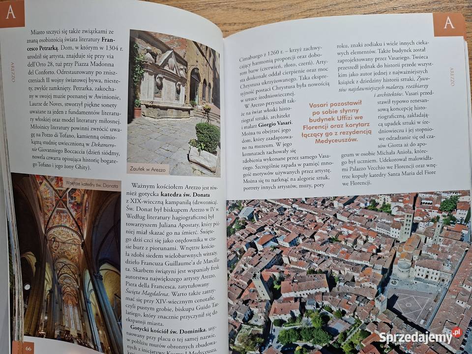 Atlas turystyczny ToskaniiE Krzątała Jaworska twarda Kraków sprzedam