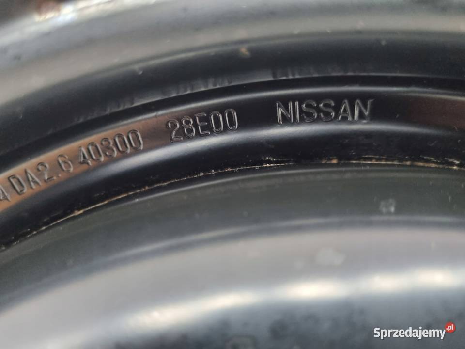 KOŁO DOJAZDOWE Nissan Almera N16 13580 R15 Samochodowe Chełm