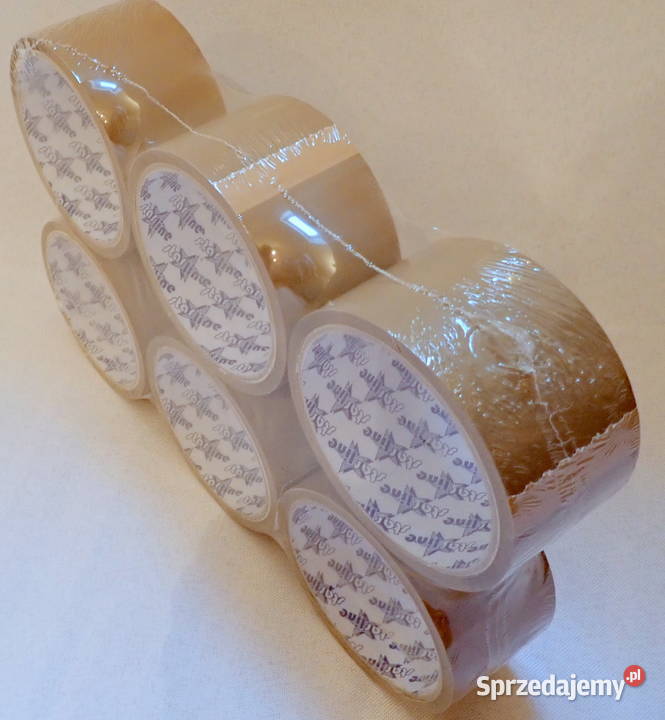 Taśma klejąca pakowa brąz 40m Mocny acrylowy śląskie Siewierz