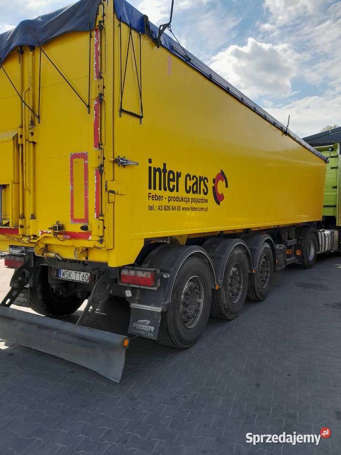 Naczepa Wywrotka Feber Inter Cars 42 m3 2015 Sabnie sprzedam