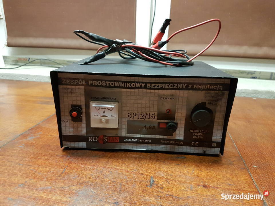 prostownik ROMSTAN BP 1215 12V 15 A Pcim