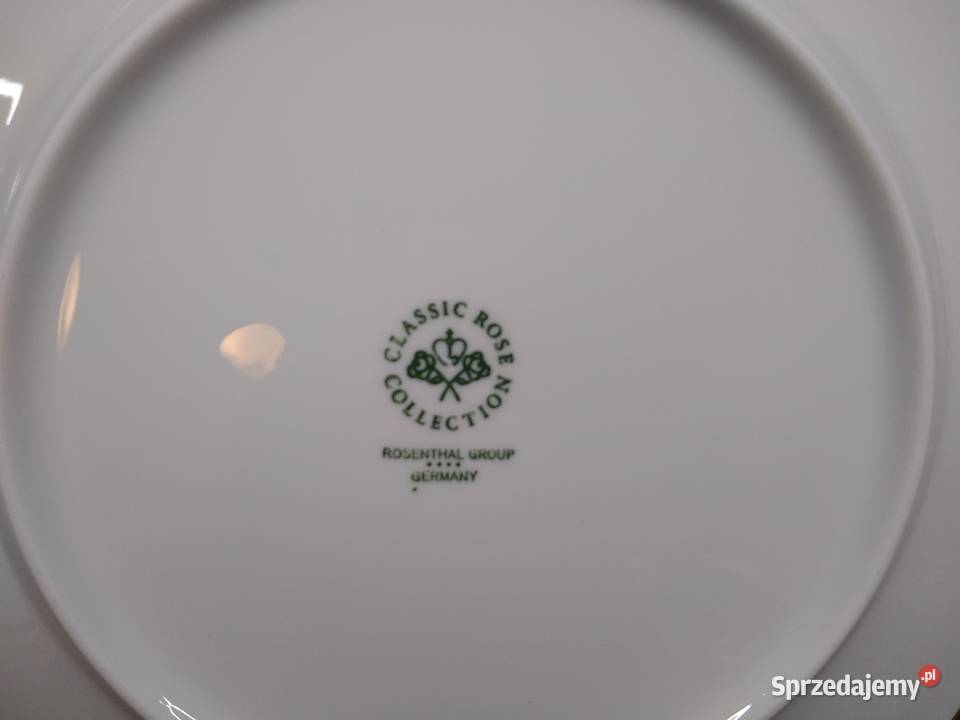 Rosenthal Maria Biała talerze płytkie 4 Kalisz