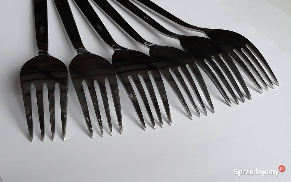Widelce obiadowe 1 KONWALIE Gerlach sztućce PRL Sztućce Dąbrowa Górnicza