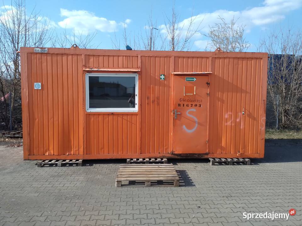 kontener mieszkalny socjalny biuro domek na Ogród Piła sprzedam