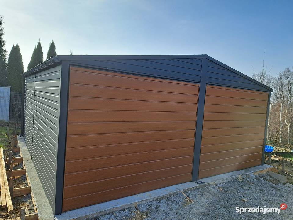 Garaże blaszane na każdy wymiar profil zamknięty